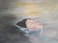 Relax  Olio su pannello telato - 40 x 50